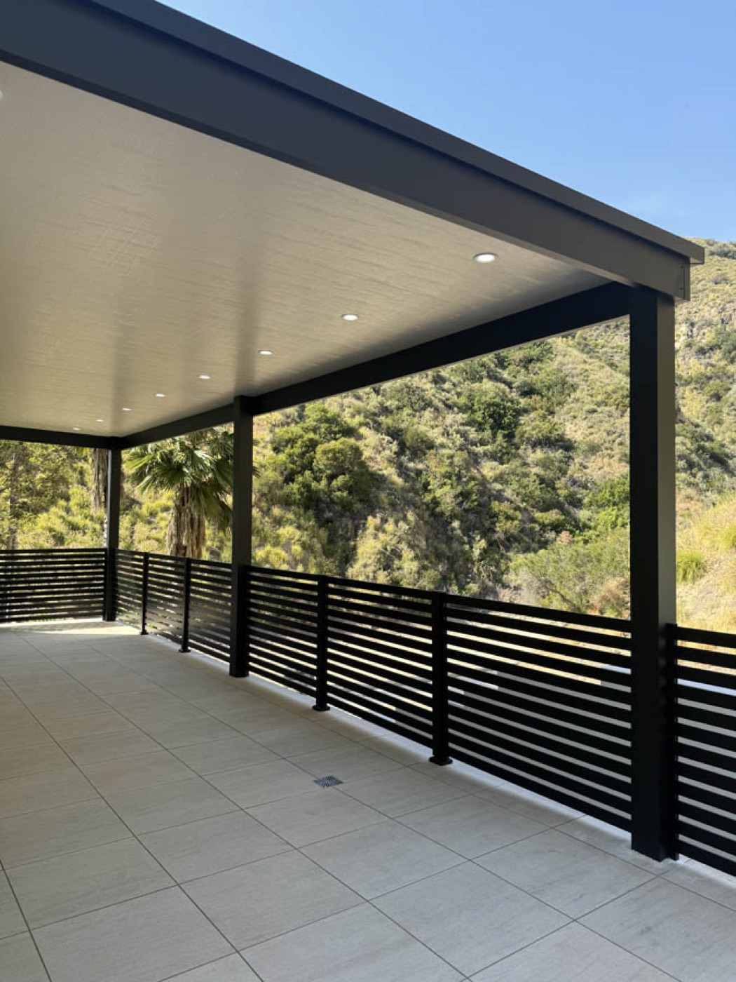 Aluminum patio cover