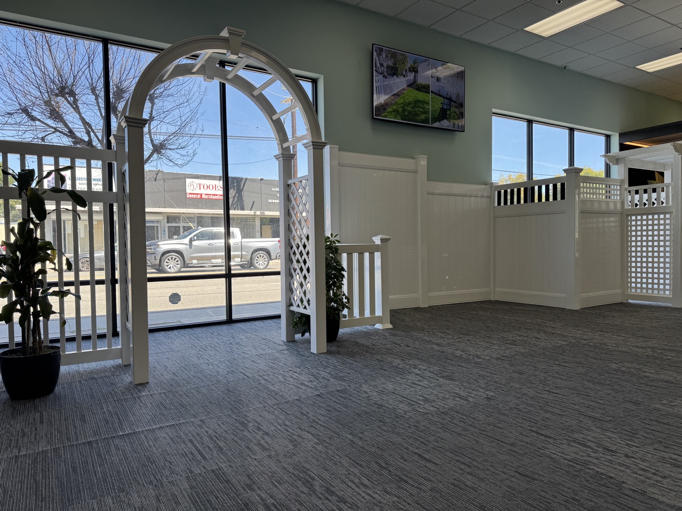 Showroom entrance